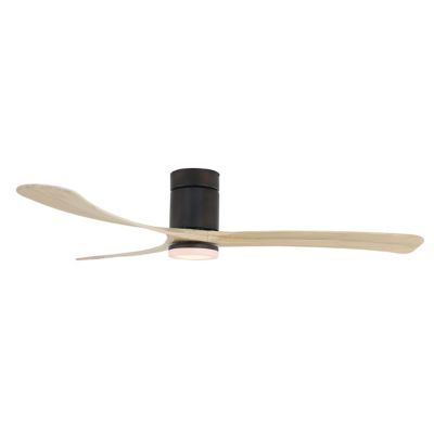 Image showing  Smart Voice Activated Ceiling Fan Tri-Mount, DC Motor Solid Wood Blades, CF01666-ORR