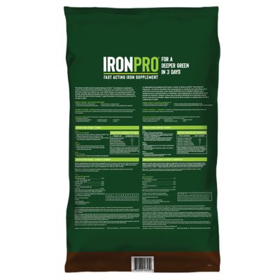 Image showing  15 lb. 5,000 sq. ft. Iron Pro Fast Acting Iron Supplement