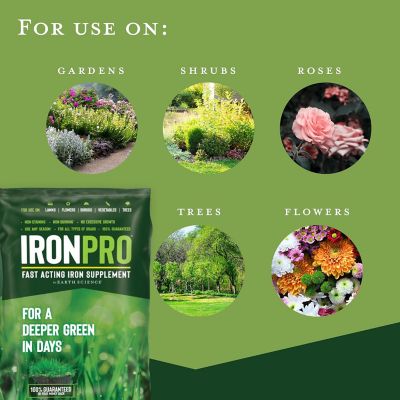 Image showing 5 th Earth Science 15 lb. 5,000 sq. ft. Iron Pro Fast Acting Iron Supplement