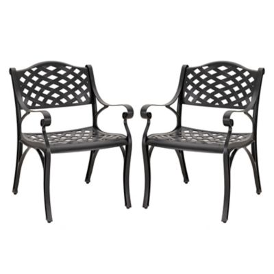 Nuu Garden 2 pc. Outdoor Patio Dining Chair Set