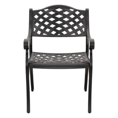 Image showing  2 pc. Outdoor Cast Aluminum Bistro Chair set