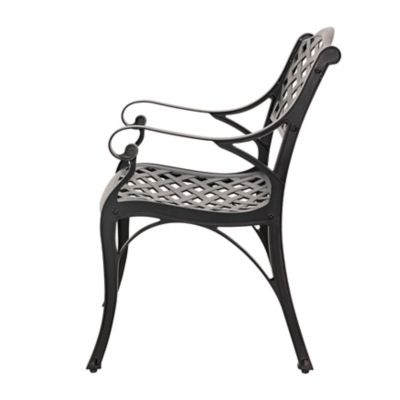 Image showing  2 pc. Outdoor Cast Aluminum Bistro Chair set