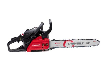 Troy-Bilt 18 in. 42cc Gas TB4218 Chainsaw, 41AY4218766 Good value for the money/ the 40 to 1 gas mix is a little different