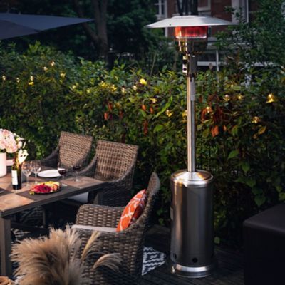 Nuu Garden 46,000 BTU Outdoor Patio Heater with Wheels