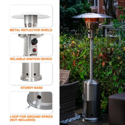 Fire Sense Spiral Flame Review Fire Sense Pro Series Patio Heater