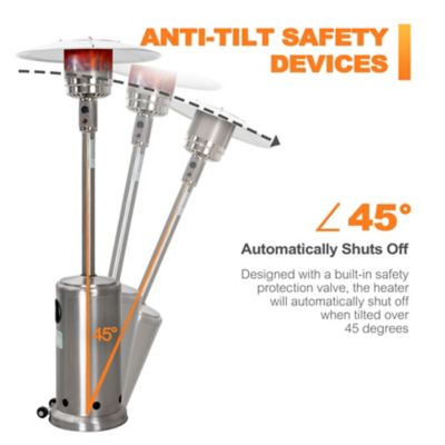 Image showing  Outdoor Propane Patio Heater with Wheels