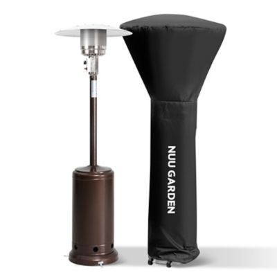 Nuu Garden 46,000 BTU Propane Gas Patio Heater with Cover