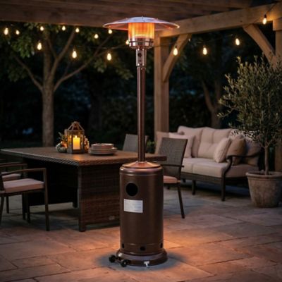 Image showing 8 th Nuu Garden Propane Gas Patio Heater with Cover, 15 sq. m, 46,000 BTU