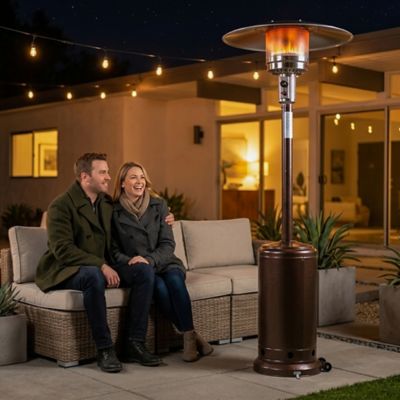 Image showing 9 th Nuu Garden Propane Gas Patio Heater with Cover, 15 sq. m, 46,000 BTU