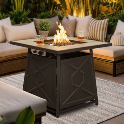 Image showing  28 in. Propane Gas Fire Pit Table 5000BTU