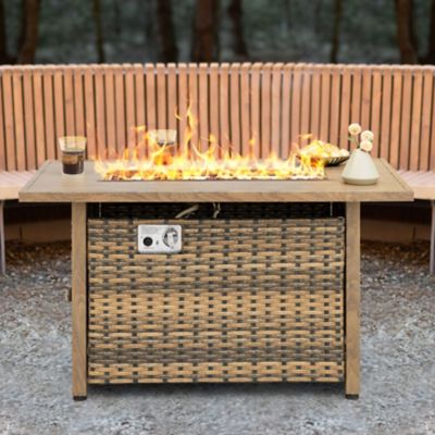 Image showing  43 in. 50,000 BTU Propane Gas Fire Pit Table