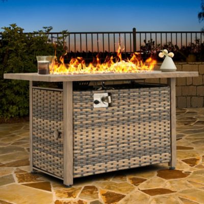 Image showing  43 in. 50,000 BTU Propane Gas Fire Pit Table