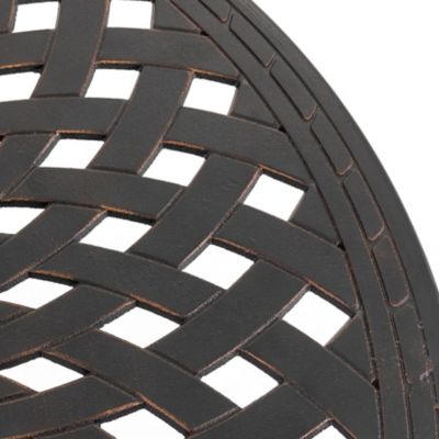 Image showing 6 th Nuu Garden 3 pc. Outdoor Patio Dining Set, Includes Beige Cushions