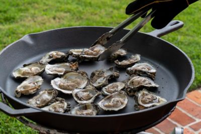 Image showing  8 in. Pre-Seasoned Cast-Iron Skillet, Black