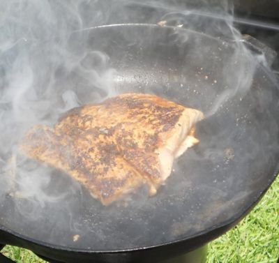 Image showing  8 in. Pre-Seasoned Cast-Iron Skillet, Black