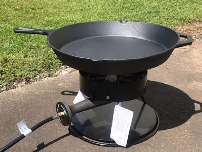 Image showing  Pre-Seasoned Cast Iron Skillet, 20 in., Black