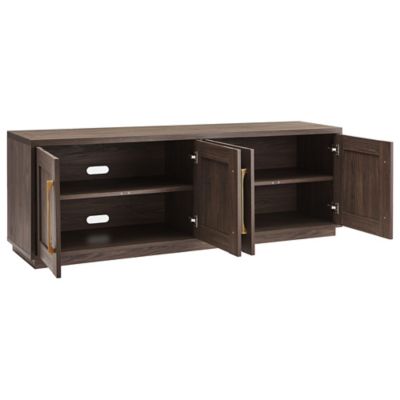 Image showing 7 th Hudson&Canal Tillman Rectangular TV Stand for TVs Up to 80 in.