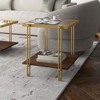 Hudson&Canal Inez Square Side Table