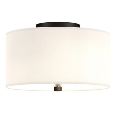 Image showing  1-Light Ellis Flush-Mount Ceiling Light