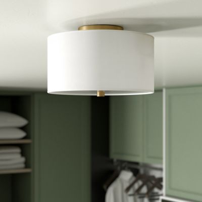 Hudson&Canal 1-Light Ellis Flush-Mount Ceiling Light