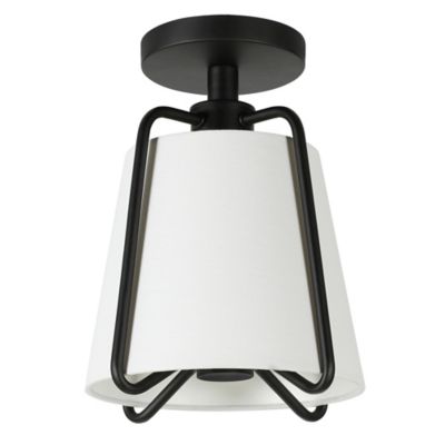 Image showing  1-Light Marduk Semi Flush-Mount Pendant Light