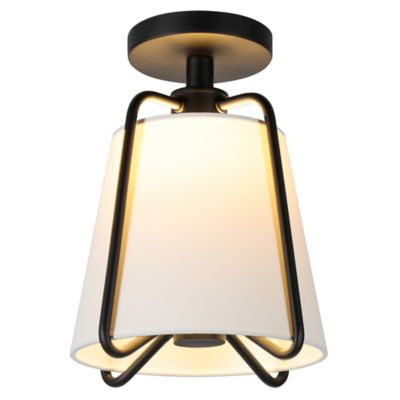 Image showing  1-Light Marduk Semi Flush-Mount Pendant Light