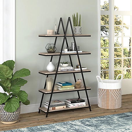 Hudson&Canal Conry A-Frame Bookcase