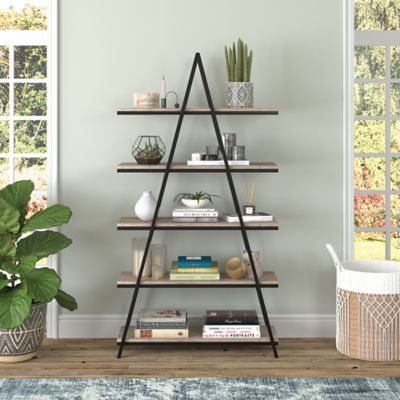 Image showing  5-Shelf Conry A-Frame Bookcase