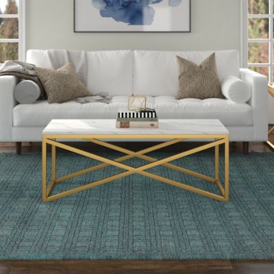Image showing 7 th Hudson&Canal Calix Rectangular Coffee Table