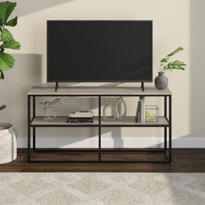 Image showing 7 th Hudson&Canal Brasier Rectangular TV Stand for TVs Up to 65 in.