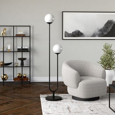 Hudson&Canal Dufrene 2-Light Floor Lamp