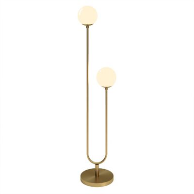 Image showing 2 th Hudson&Canal Dufrene 2-Light Floor Lamp