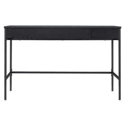 Image showing  Evans Rectangular Writing Desk with 3 Drawers