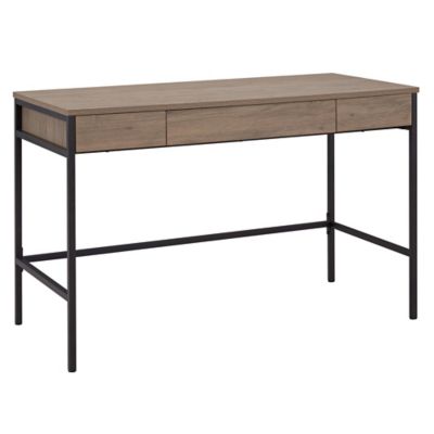 Image showing  Evans Rectangular Writing Desk with 3 Drawers
