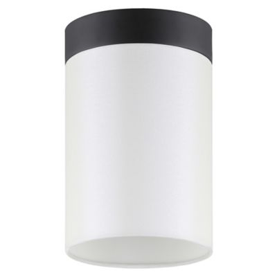 Image showing  1-Light Piper Uplight Mini Lamp, Black