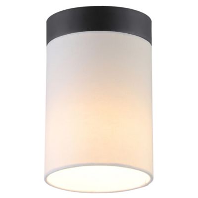 Image showing  1-Light Piper Uplight Mini Lamp, Black