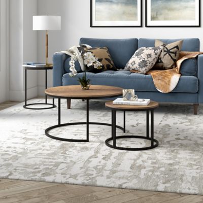 Hudson&Canal Watson Round Nested Coffee Table