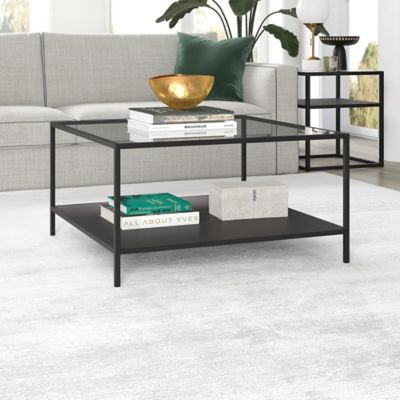 Hudson&Canal Sivil Square Coffee Table, 32 in.