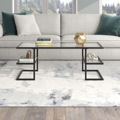 Image showing 7 th Hudson&Canal Circe Rectangular Coffee Table, 47 in.