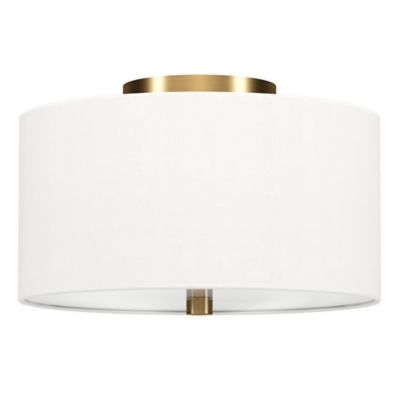 Image showing  1-Light Ellis Flush-Mount Ceiling Light