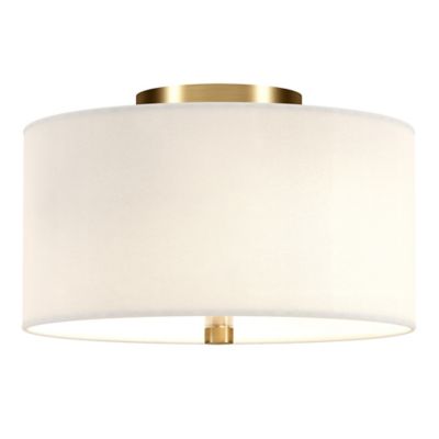 Image showing  1-Light Ellis Flush-Mount Ceiling Light