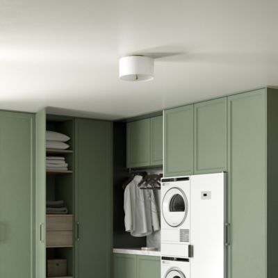 Image showing  1-Light Ellis Flush-Mount Ceiling Light