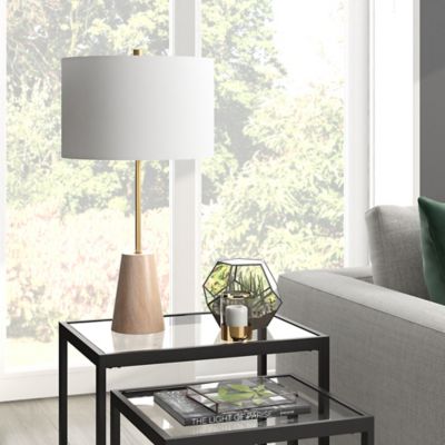 Image showing  Killian Limed Oak Table Lamp