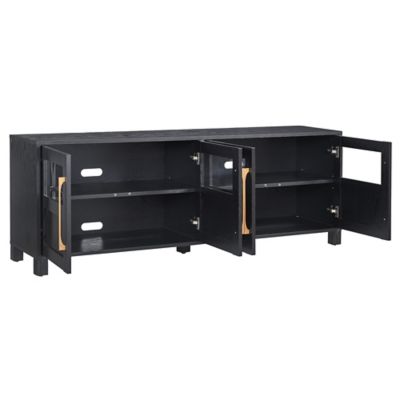 Image showing 7 th Hudson&Canal Holbrook Rectangular TV Stand for TVs Up to 75 in.