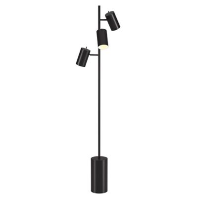 Image showing  Dorset 3-Light Floor Lamp with Metal Shades