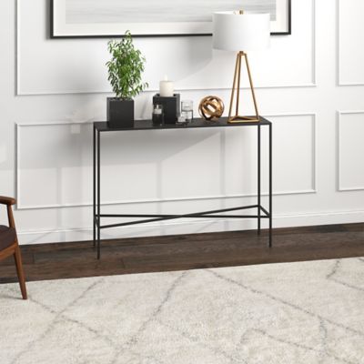 Image showing  Henley Console Table with Glass Tabletop, 42 in.