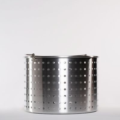 Image showing  120 qt. Aluminum Stock Pot with Lid, Silver Finish