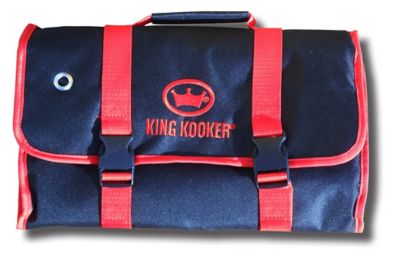 Image showing  15 pc. Tailgating Grill Tool Set with Black/Red Carrying Case