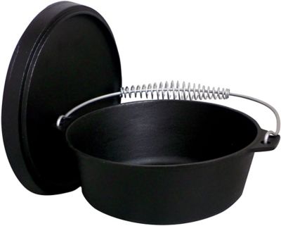 King Kooker Pre-Seasoned Cast Iron Dutch Oven, 8 qt.