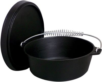 Image showing  12 qt. Cast-Iron Preseasoned Dutch Oven